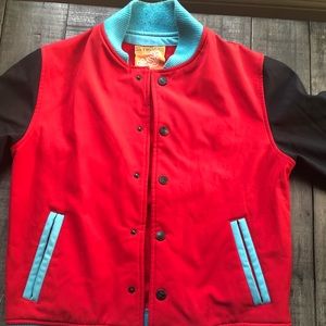 Slow Bucks: Big Chief Jacket (Red + Blue)